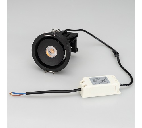 Встраиваемый светильник Arlight 026871 CL-SIMPLE-R78-9W Day4000 (BK, 45 deg)