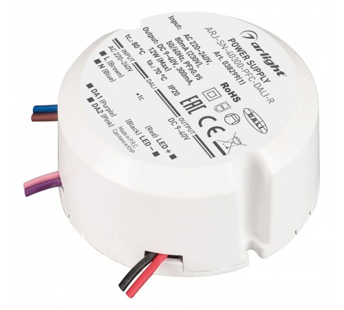 Блок питания с проводом Arlight 038299(1) ARJ