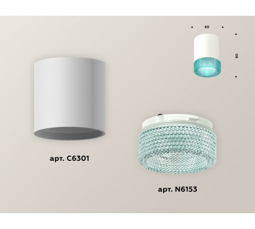 Накладной светильник Ambrella Light XS6301043 XS