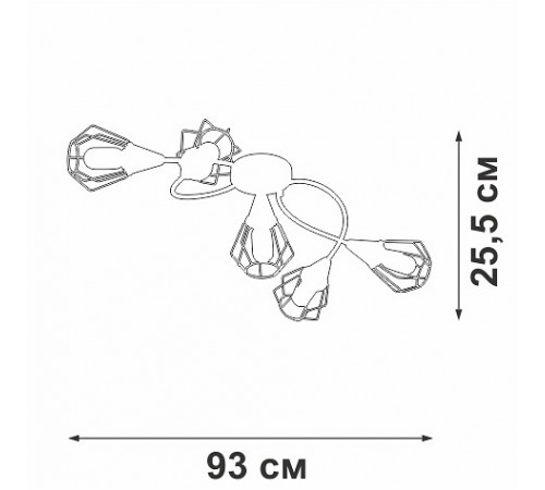Потолочная люстра Vitaluce V3037-0/5PL V3037