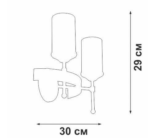 Бра Vitaluce V1813-7/2A V1813