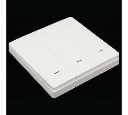 Выключатель беспроводной трехклавишный Aployt APL.0190.00.03 Magnetic track 220