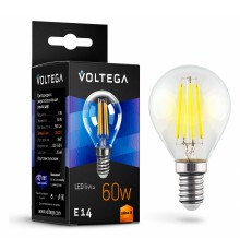 Лампа светодиодная Voltega 7021 Globe 6W