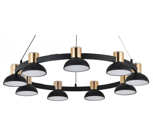 Подвесная люстра Indigo 11059/9P Black Traforo