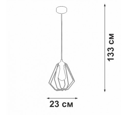Подвесной светильник Vitaluce V2867-1/1S V2867