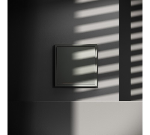 Выключатель проходной одноклавишный с подсветкой без рамки Voltum VLS010406 S70