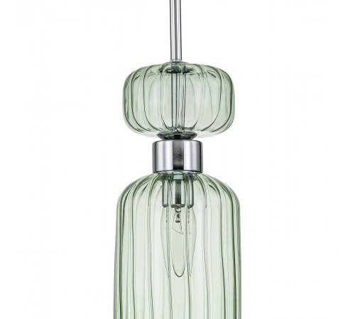 Подвесной светильник Escada 1141/1S Chrome/Green Gloss
