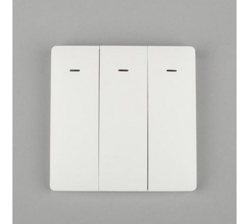 Выключатель беспроводной трехклавишный Aployt APL.0190.00.03 Magnetic track 220