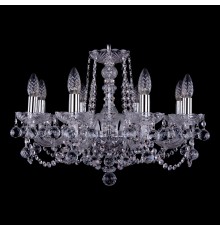 Подвесная люстра Bohemia Ivele Crystal 1402/8/195/Ni/Balls 1402