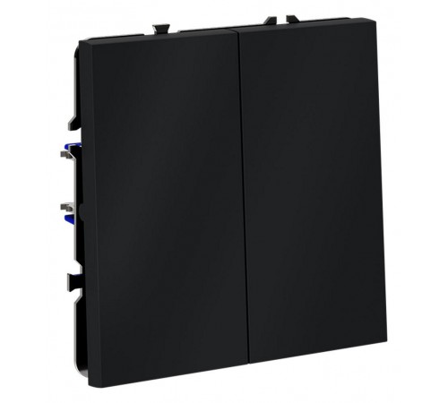 Выключатель двухклавишный без рамки Voltum VLS020107 S70