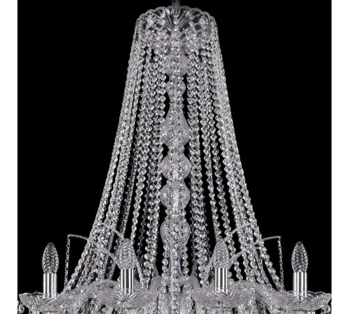 Подвесная люстра Bohemia Ivele Crystal 1411/18/400/h-113/Ni 1411