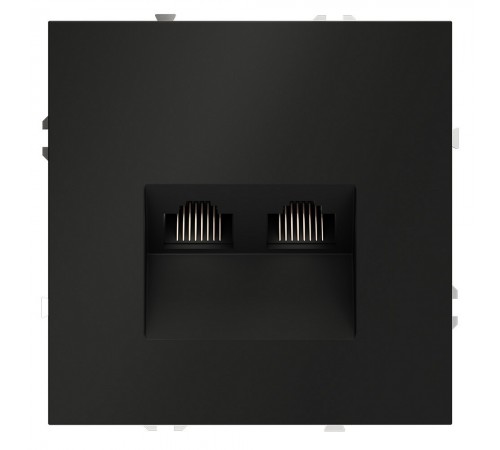 Розетка двойная Ethernet RJ-45 без рамки Voltum VLS060208 S70