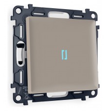 Выключатель проходной одноклавишный с подсветкой Ambrella Volt MA362040 Quant