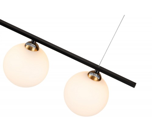 Подвесной светильник Indigo 11015/3P Black Opaco