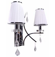Бра LUMINA DECO LDW 66247-2 WT+CHR Glamour