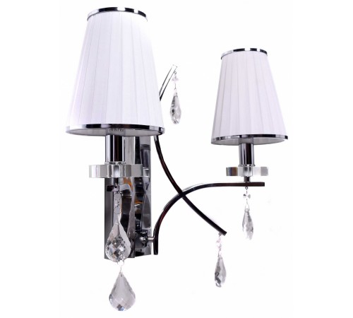 Бра LUMINA DECO LDW 66247-2 WT+CHR Glamour