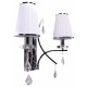 Бра LUMINA DECO LDW 66247-2 WT+CHR Glamour