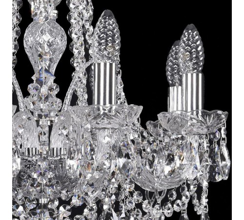 Подвесная люстра Bohemia Ivele Crystal 1411/8/160/Ni 1411