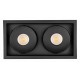 Встраиваемый светильник Arlight 028151 CL-SIMPLE-S148x80-2x9W Warm3000 (BK, 45 deg)
