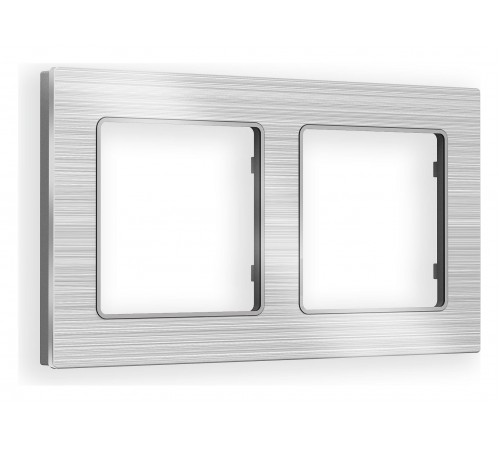 Рамка на 2 поста Ambrella Volt AF550102 Platos Металл