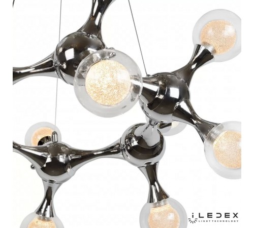 Подвесная люстра iLedex C4465-12R CR Blossom