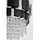Подвесная люстра LUMINA DECO LDP 7045-600 BK+CHR MOLINA