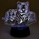Зверь декоративный ULI-M508 RGB/3AA TIGER FAMILY/BLACK UL-00008403