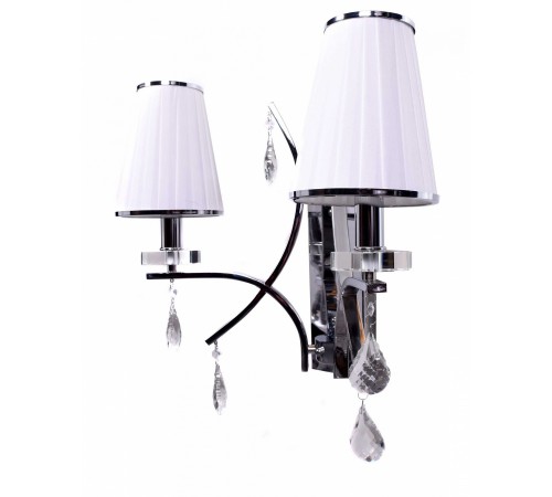 Бра LUMINA DECO LDW 66247-2 WT+CHR Glamour