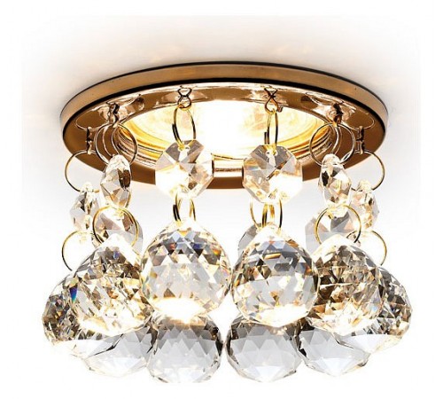 Встраиваемый светильник Ambrella Light K2051 CL/G K