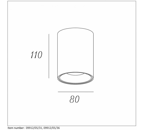 Накладной светильник Lucide 09912/05/31 Bentoo-Led