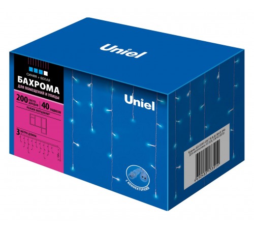 Бахрома световая Uniel UL-00007210 ULD-B2007