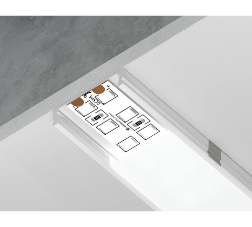 Профиль накладной Ambrella Light GP1800WH GP