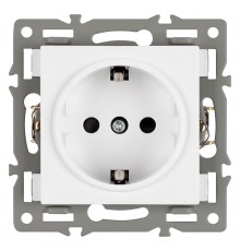 Розетка с заземлением и со шторкой, без рамки Arlight 043730 SCT