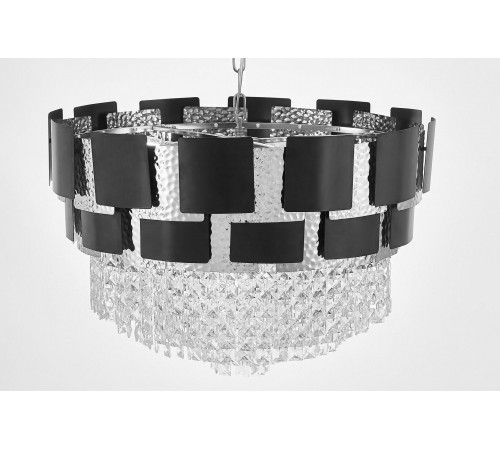 Подвесная люстра LUMINA DECO LDP 7045-600 BK+CHR MOLINA