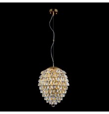Светильник подвесной Crystal Lux CHARME SP6 GOLD/TRANSPARENT