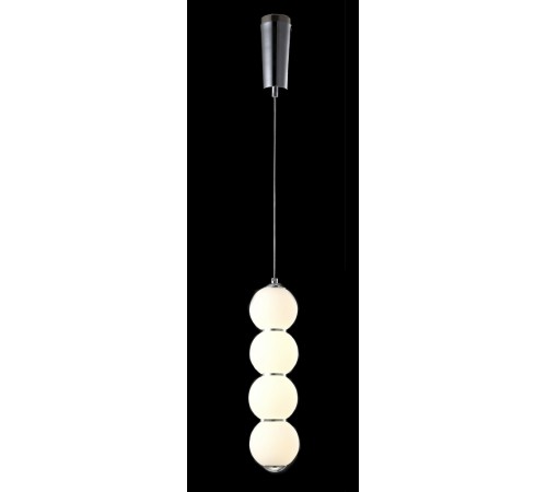 Светильник подвесной Crystal Lux DESI SP4 CHROME/WHITE