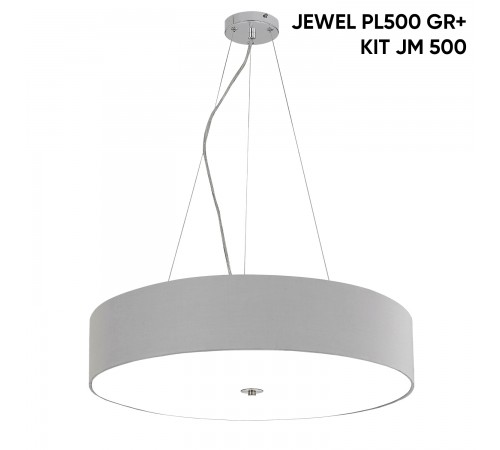 Светильник потолочный Crystal Lux JEWEL PL500 GR