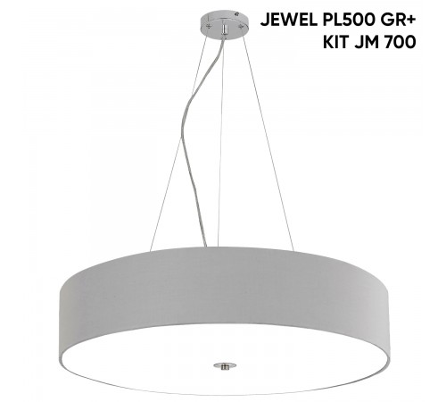 Светильник потолочный Crystal Lux JEWEL PL700 GR