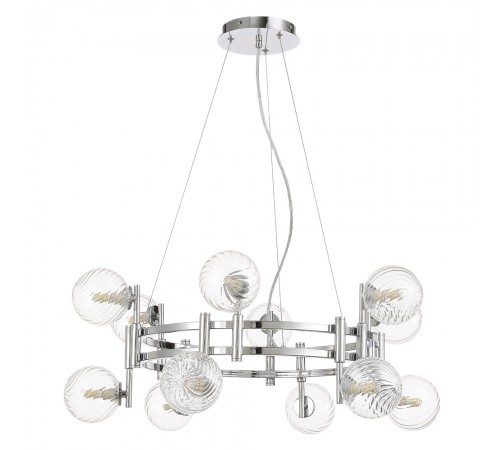 Люстра Crystal Lux LUXURY SP12 CHROME