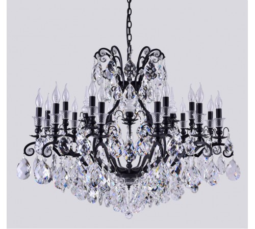 Люстра Crystal Lux MAGNIFICO SP19 BLACK/TRANSPARENT