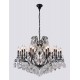 Люстра Crystal Lux MAGNIFICO SP19 BLACK/TRANSPARENT