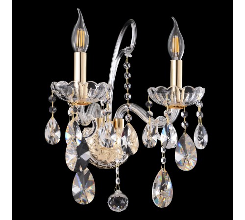 Бра Crystal Lux MONICA AP2 GOLD