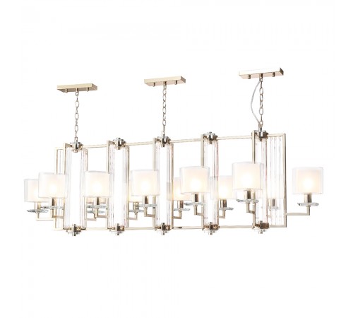 Люстры Crystal Lux NICOLAS SP12 L1600 GOLD/WHITE