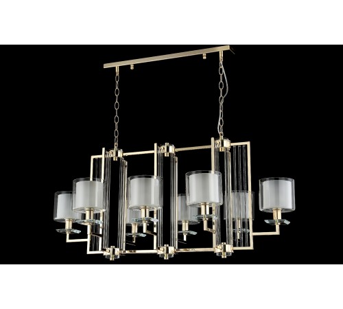 Люстра Crystal Lux NICOLAS SP8 L1000 GOLD/WHITE