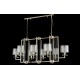 Люстра Crystal Lux NICOLAS SP8 L1000 GOLD/WHITE