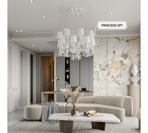 Светильник подвесной Crystal Lux PRINCESS SP1