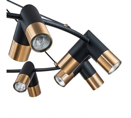 Подвесная люстра Indigo 11036/16P Black Doppio