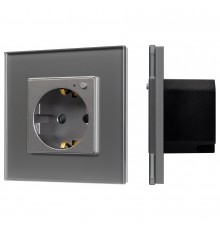 Розетка с заземлением Arlight 50101 OMALI