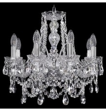 Подвесная люстра Bohemia Ivele Crystal 1411/8/160/Ni 1411