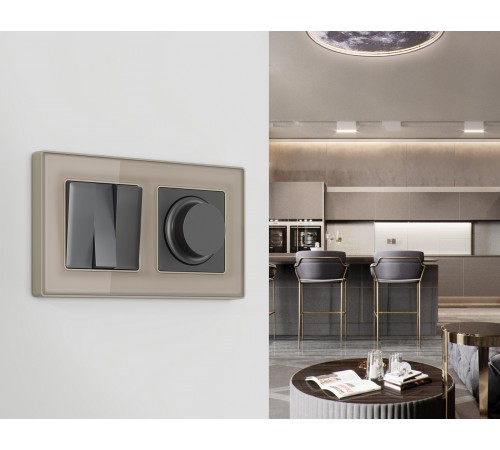 Рамка на 2 поста Ambrella Volt AF580362 Arctic